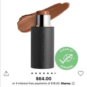 1 Brand New Westman Atelier Face Trace Cream Contour Stick shade Truffle.